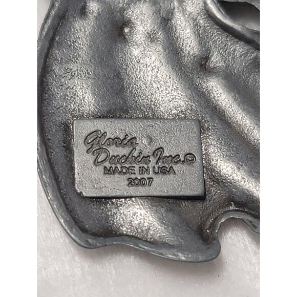 Angel Ornament 2007 By Gloria Duchin Inc Pewter With God All Things Are Possible - Picture 3 of 5